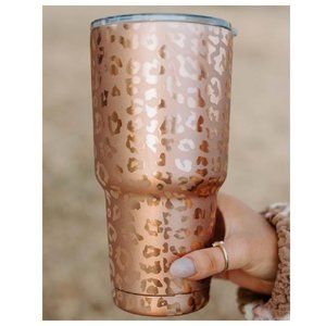 Rose Gold Leopard Tumblr-30OZ